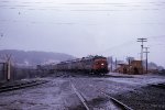 Amtrak #5 San Francisco Zephyr at Newcastle on a dreary day